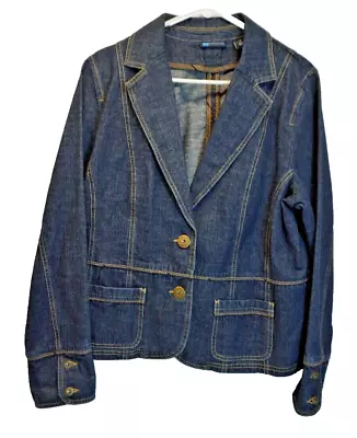 Buy Relativity Women's Blue Denim Jacket Size XL • 18.47£