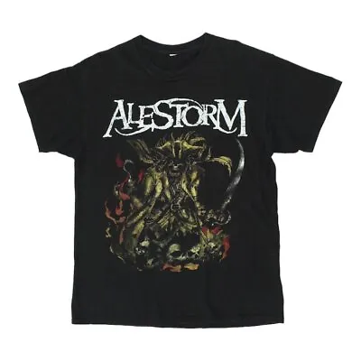 Buy Alestorm Mens Black Band Tshirt,Vintage Scottish Heavy Metal Music VTG • 41.96£