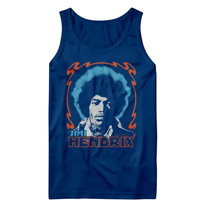 Buy Jimi Hendrix Tri Color Photo Men's Tank Top T Shirt Rock Band Merch • 43.57£