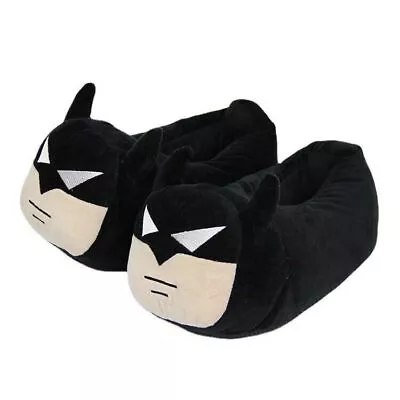 Buy The Batman Soft Plush Slippers Adult Winter Warm Cartoon Home Shoes Gift 28CM • 11.59£