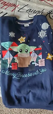 Buy Grogu Baby Yoda Merry Force Be With You Christmas Sweatshirt, Hat & Leggings • 37.80£