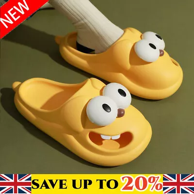 Buy 2024 Big Eye Dog Fun Package Head Eva Slippers Bathroom Slides Summer Beach Shoe • 15.59£