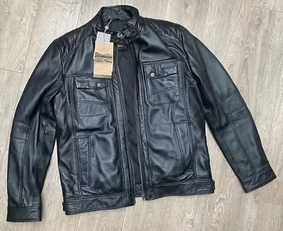 Buy Lakeland Wansfell Nappa Leather Mens Biker Jacket ~ BNWT~ £399 • 145£
