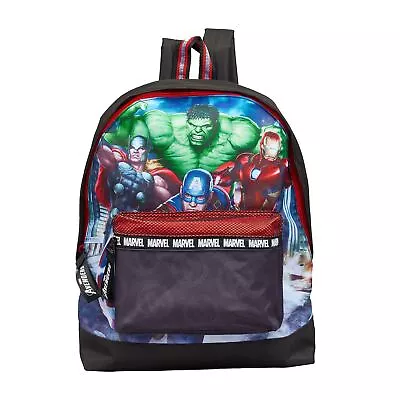 Buy Avengers Roxy Backpack Marvel Fan Merch Padded Straps Front Zip Pocket Hanger • 14.99£