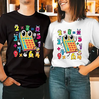 Buy T-Shirts (124) Number Day Numeracy Maths Day Kids Boys Girls School Day Shirt • 7.99£