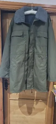 Buy Vintage Mod Green Fur  1960s Parka Jacket XxlOZ KPT. NALEPKU PRESOV MIC Rare • 55£