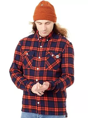Buy Planks Red Reynolds Flannel Long Sleeved Shirt - S • 23.13£
