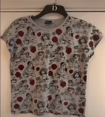 Buy Red And Grey Disney Princess Top Size 8 • 3£