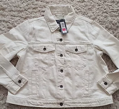 Buy M&S Cotton Ecru Denim Jacket - BNWT • 19.99£