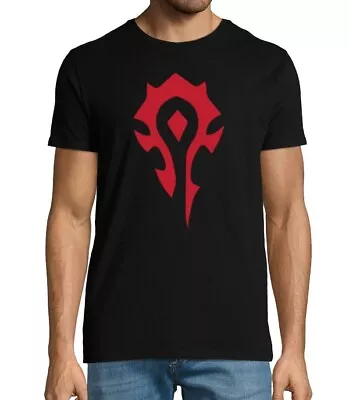 Buy Size Small -World Of Warcraft - Horde Logo - Men's T-shirt • 1£