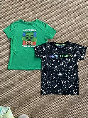 Buy Minecraft Clothes Bundle Age 10-13 Years - X2 T Shirts And Hooded Jumpsuit • 13£