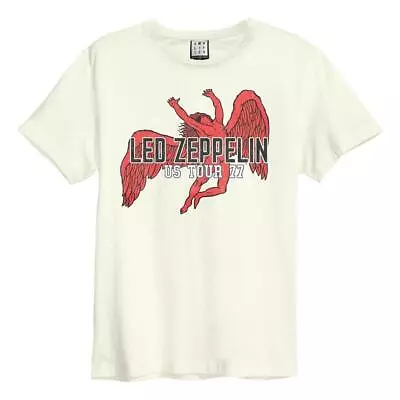 Buy Led Zeppelin US Tour 77 Icarus Amplified Cotton T-Shirt • 18.36£