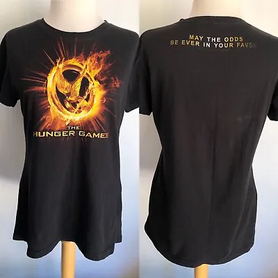 Buy THE HUNGER GAMES (2012) Official  May Odds In Your Favor  Promo T-Shirt Medium • 17.95£