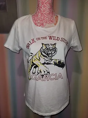 Buy Jerry Garcia Tshirt Tiger Walk On The Wild Side Size Medium • 14.99£