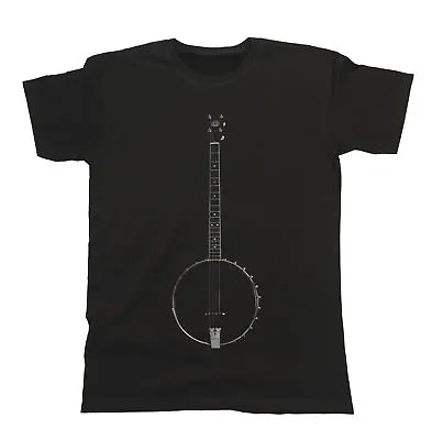 Buy Mens ORGANIC Cotton T-shirt BANJO Player Music String Instrument Musician Band  • 8.95£