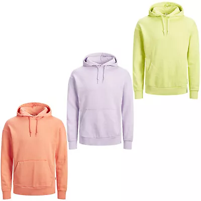 Buy Mens Hoodie Jack & Jones Sweatshirt Originals Bright Basics Summer L/S Sweater • 12.48£