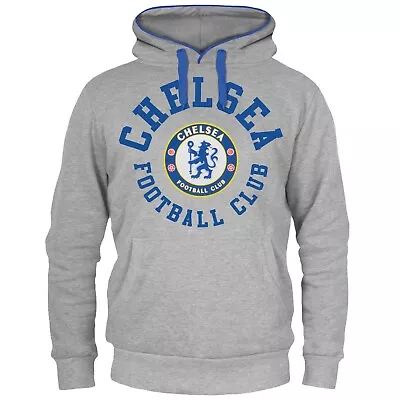 Buy Chelsea FC Football Hoodie Mens Large Hooded Top L Pullover Team Crest CHH3 • 29.95£