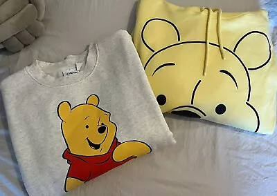 Buy Disney Winnie The Pooh Jumper And Hoodie Size 10-12 • 3.50£