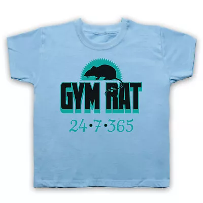 Buy Gym Rat Fitness Bodybuilding Powerlifting Training 24/7 Kids Childs T-shirt • 16.99£
