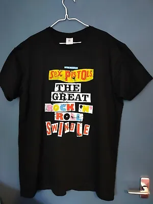Buy Sex Pistols Official Great Rock N Roll Swindle Promo Design T-shirt. Punk Film • 17.39£