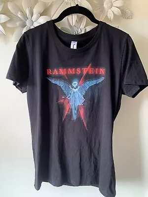 Buy Rammstein Ladies T Shirt Top Du Ich Ihr Wir Front And Back Print • 11.99£