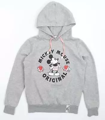 Buy Primark Womens Grey Cotton Pullover Hoodie Size 6 Pullover - Disney • 3.75£