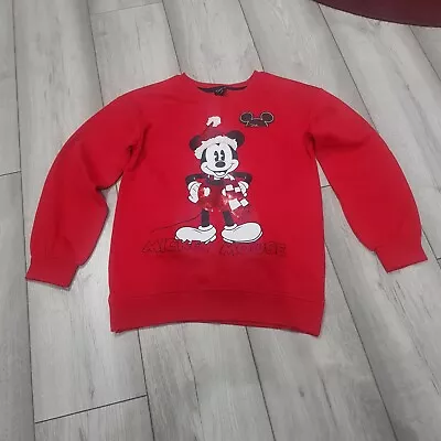 Buy Christmas Jumper Mickey Mouse     10/11 Yrs NWT! • 8£