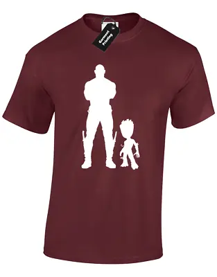 Buy Guardians Drax + Groot Mens T Shirt Rocket Infinity Nova Corp Baby Wars • 7.99£