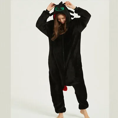 Buy How To Train Your Dragon Pyjamas Jumpsuit Cosplay Toothless Sleepwear Nighttown • 16.68£
