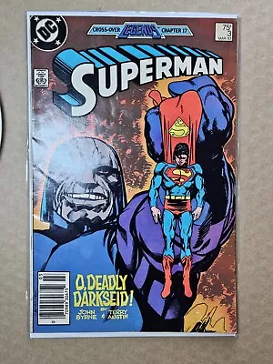 Buy Superman #3 1987 ~ Post Crisis Darkseid Superman ~ 1st Amazing Grace DC Comics • 3.43£