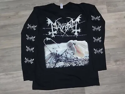 Buy Mayhem LS Longsleeve Shirt Black Metal Sarcofago Funeral Mist Sigrblot Ondskapt  • 31.11£