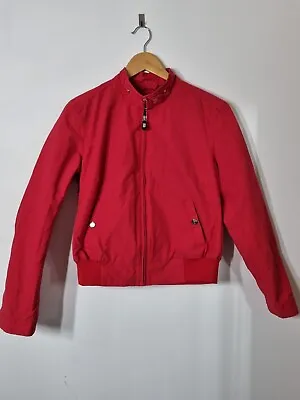 Buy Refrigue Ladies Red Bomber Jacket Size Large  • 14.99£