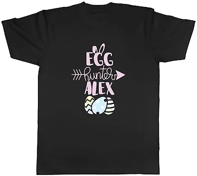 Buy Personalised Easter Mens T-Shirt Egg Hunter Bunny Ears Pink Unisex Tee Gift • 8.99£