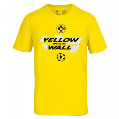 Buy BORUSSIA DORTMUND Yellow Wonderwall CHAMPIONS LEAGUE ENDGAME 2024 T-Shirt 24 • 51.81£