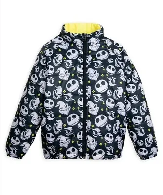 Buy The Nightmare Before Christmas Disney Puffy Jacket Kids Jack Skellington Sz 9/10 • 75.04£
