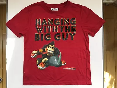 Buy Official Nintendo Seal Donkey Kong . Red Slogan T-shirt Age 9-10 Years  • 6£
