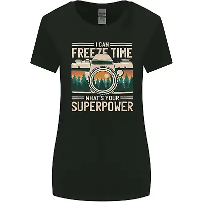Buy Freeze Time Photographer Photography Womens Wider Cut T-Shirt • 9.99£