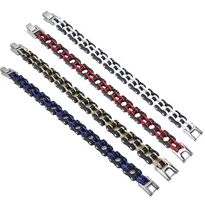 Buy Motorcycle Chain Bracelet Wristband Rock And Roll Style Bracelet Clothes Acc REL • 11.71£