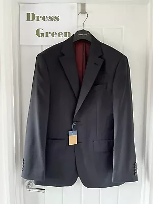 Buy Charles Tyrwhitt Natural Stretch Twill Suit Jacket NWTs Size 38S Black • 42£