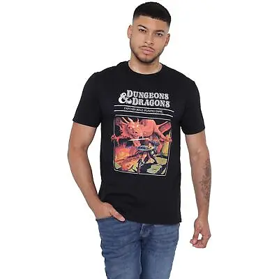 Buy Dungeons & Dragons Mens T-shirt Red Dragon Original DnD Tee S-3XL Official • 13.99£