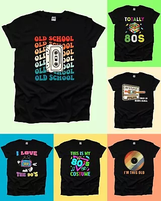 Buy 80s Festival 90s Old School Dance Vinyl Rave Pop Rap Rock Men's Woman Tshirt UK • 12.99£