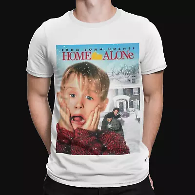 Buy Home Alone Poster T-Shirt - Film TV Movie Cool Retro Funny Comedy Christmas Xmas • 8.39£
