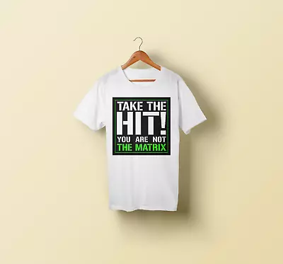 Buy Matrix - Take The Hit Airsoft T-Shirt Custom Made Black White Adults • 15.95£