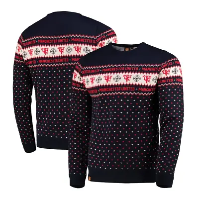 Buy Manchester United Jumper Kid's (Size 6-7Y) Ugly Christmas Jumper - New • 14.99£