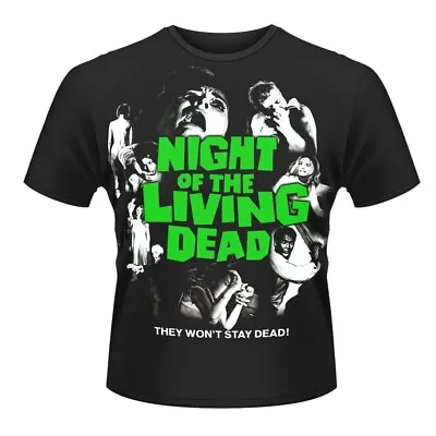 Buy Plan 9 'Night Of The Living Dead' Black T Shirt - NEW • 13.49£