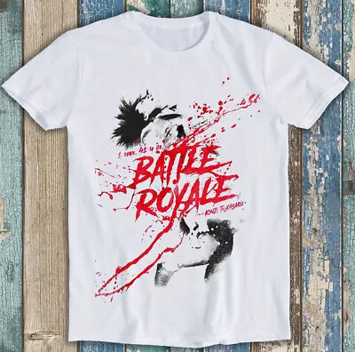 Buy Battle Royale Japan Island Tournament Movie Funny Gift Tee T Shirt M1572 • 6.35£