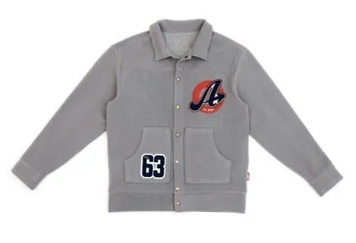 Buy Disney Avenger Bomber / Varsity Style Grey Jacket - NWT - Medium • 30£