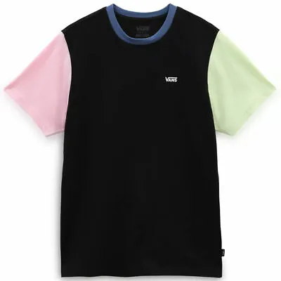 Buy Vans Left Chest Color Block T-shirt/ Black Multi / Women / RRP £24 • 13£