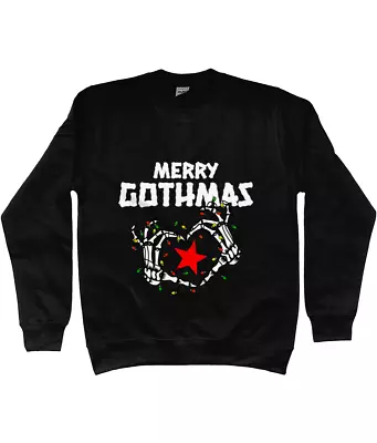 Buy Unisex Merry Gothmas Merry Gothmas ,gothic  Christmas Sweatshirt/jumper • 30£