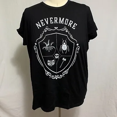 Buy Torrid Tee Shirt Wednesday Nevermore Academy Crest Halloween Plus 6 30 • 37.79£